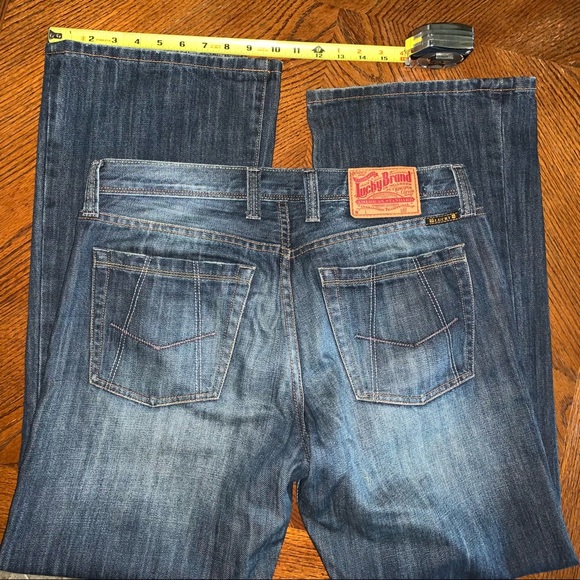 LUCKY BRAND Jeans, Welder Relaxed Bootleg, Sz 31 - Picture 2 of 13